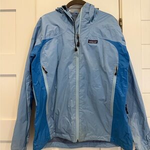 Patagonia Blue Windbreaker/Rain Jacket - Women’s Large